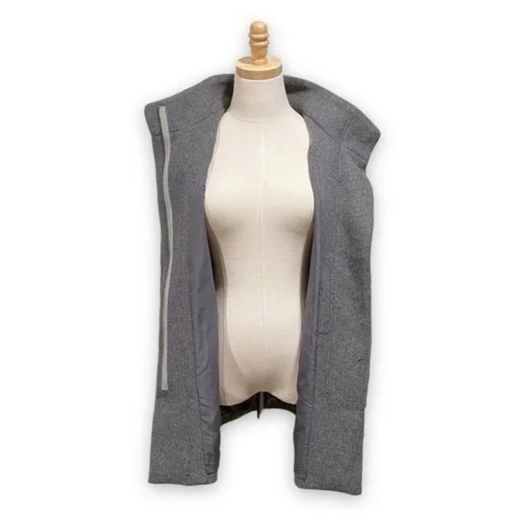 Dark Grey City Coat - Picture 5 of 7